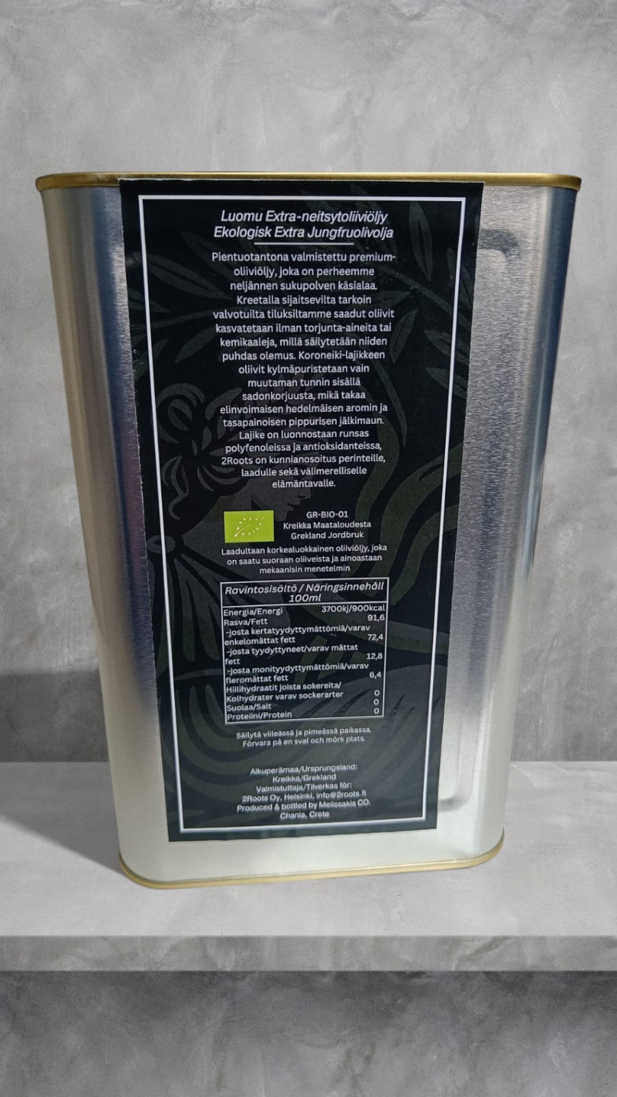 Organic EVOO 3L Canister